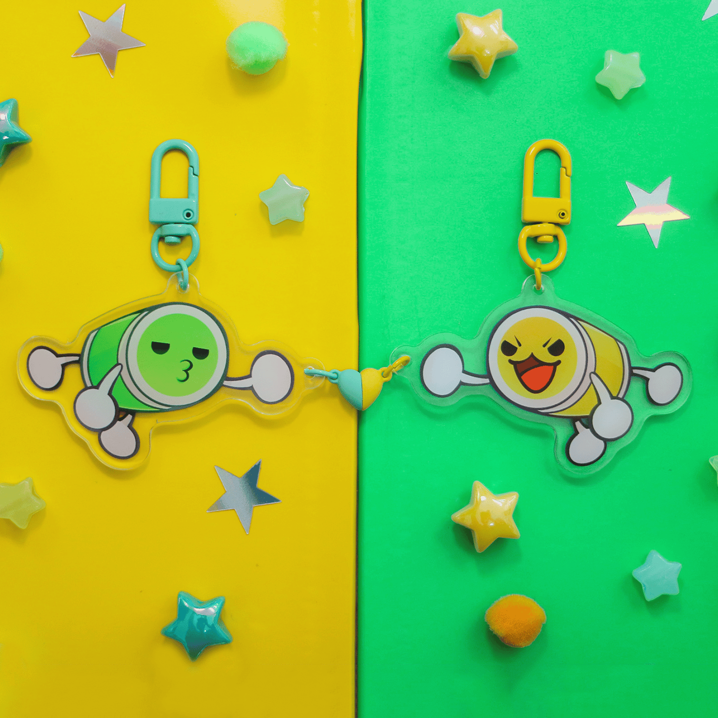 Taiko Buddies Linking Magnet Charm (Set) | MITTENMEAT